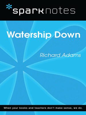 cover image of Watership Down (SparkNotes Literature Guide)